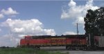 BNSF coal train DPU